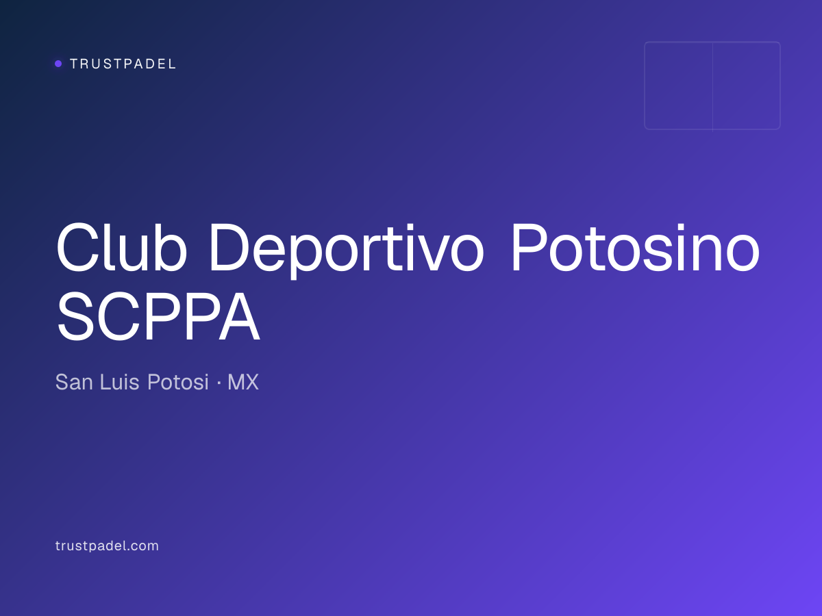 Club Deportivo Potosino SCPPA padel club