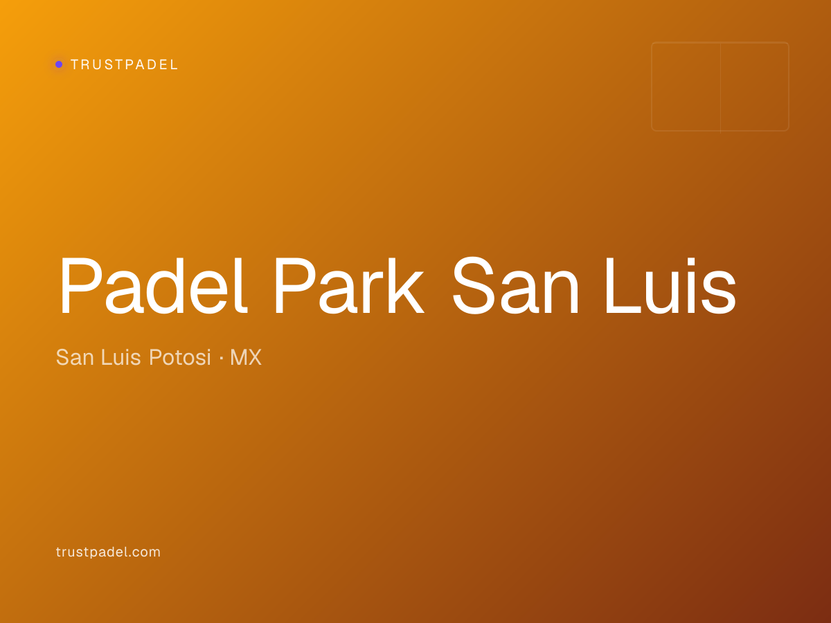 Padel Park San Luis padel club