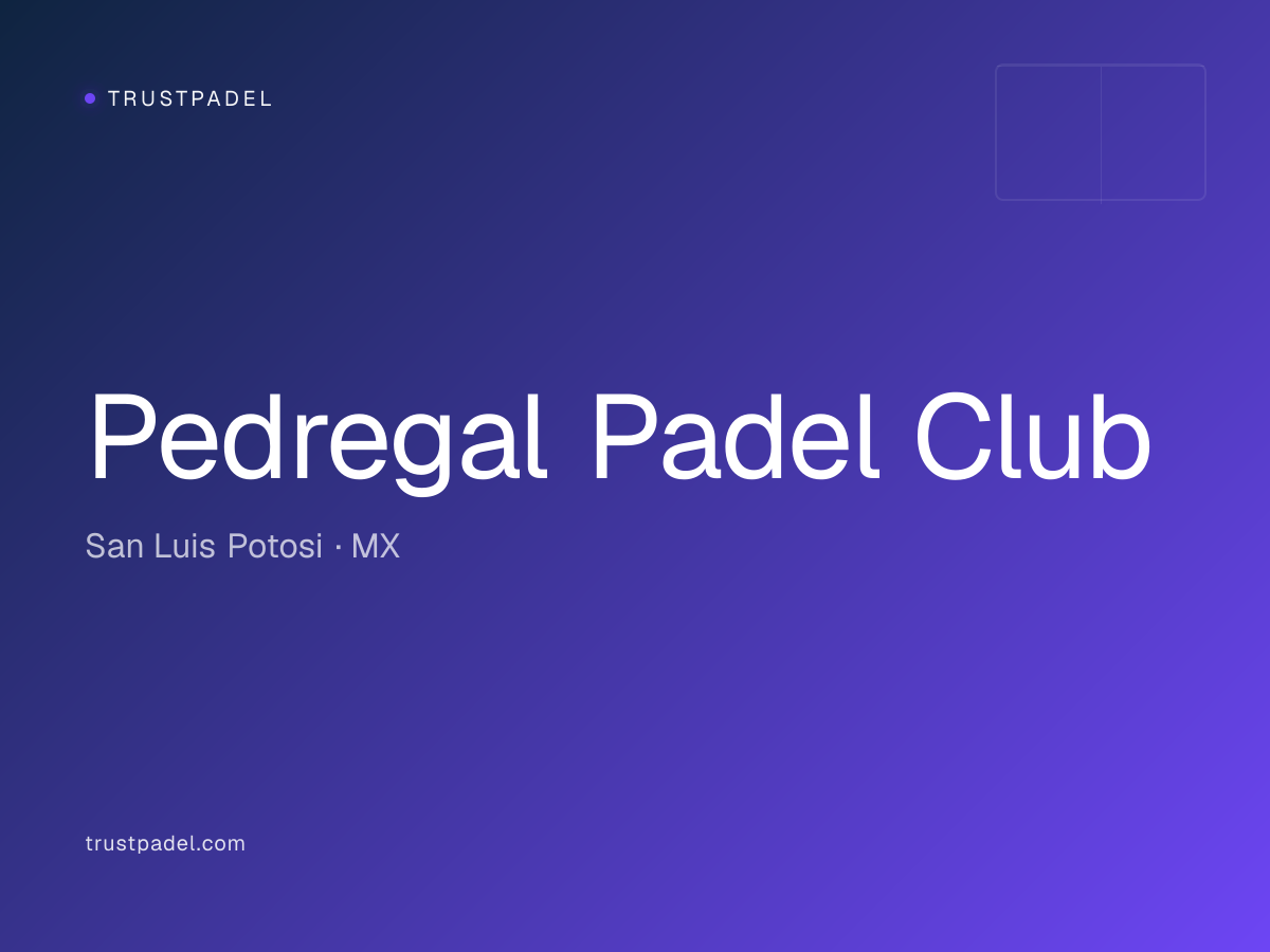 Pedregal Padel Club padel club