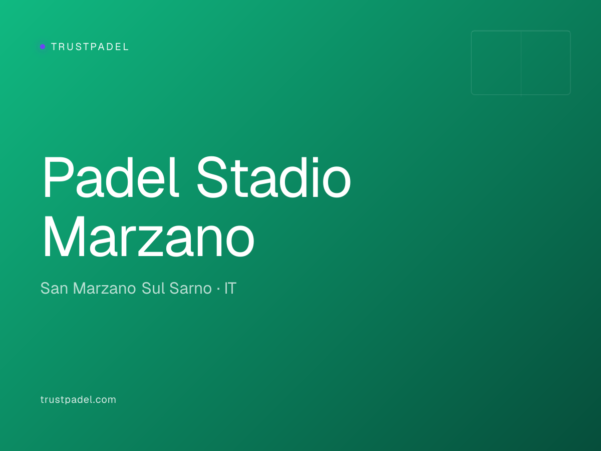 Padel Stadio Marzano padel club