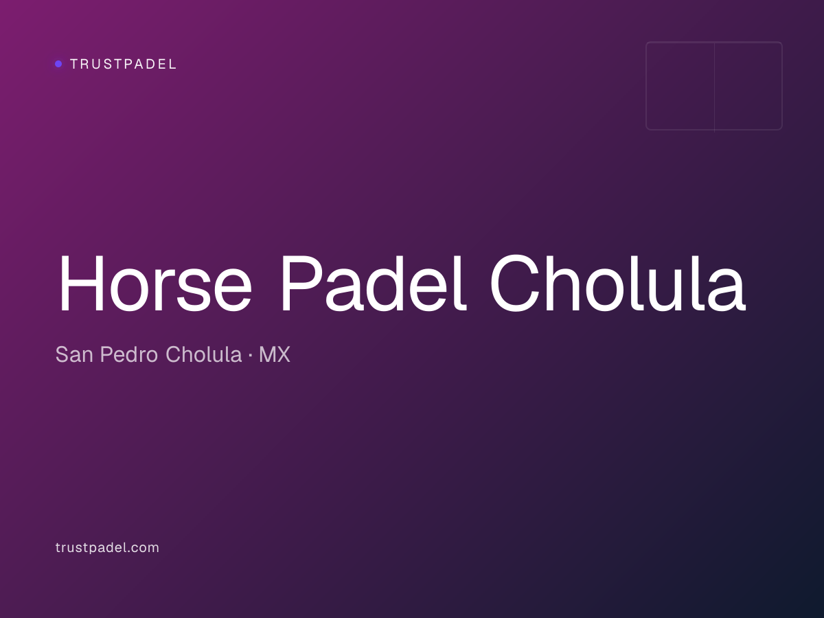 Horse Padel Cholula padel club