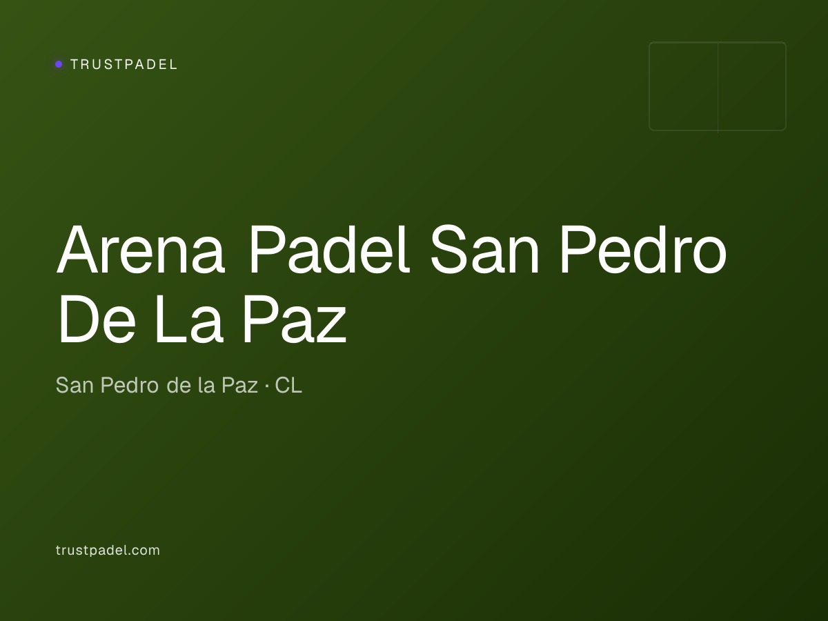 Arena Padel San Pedro De La Paz padel club