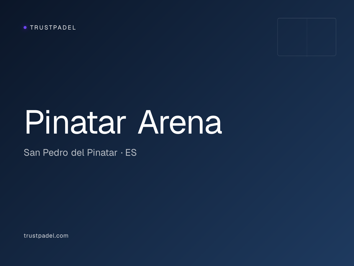 Pinatar Arena padel club