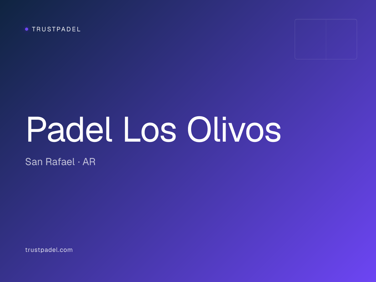 Padel Los Olivos padel club