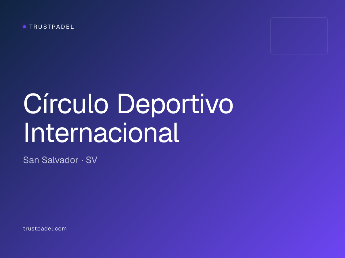 Círculo Deportivo Internacional padel club