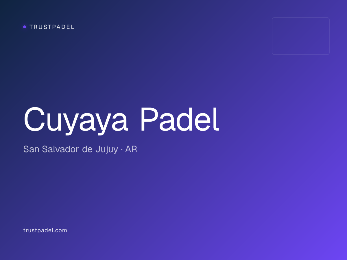 Cuyaya Padel padel club