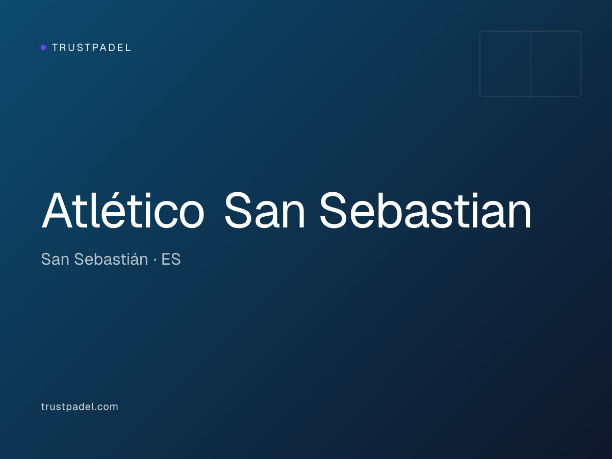 Atlético San Sebastian padel club
