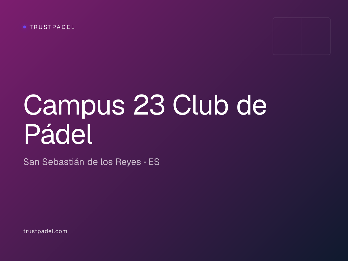 Campus 23 Club de Pádel padel club