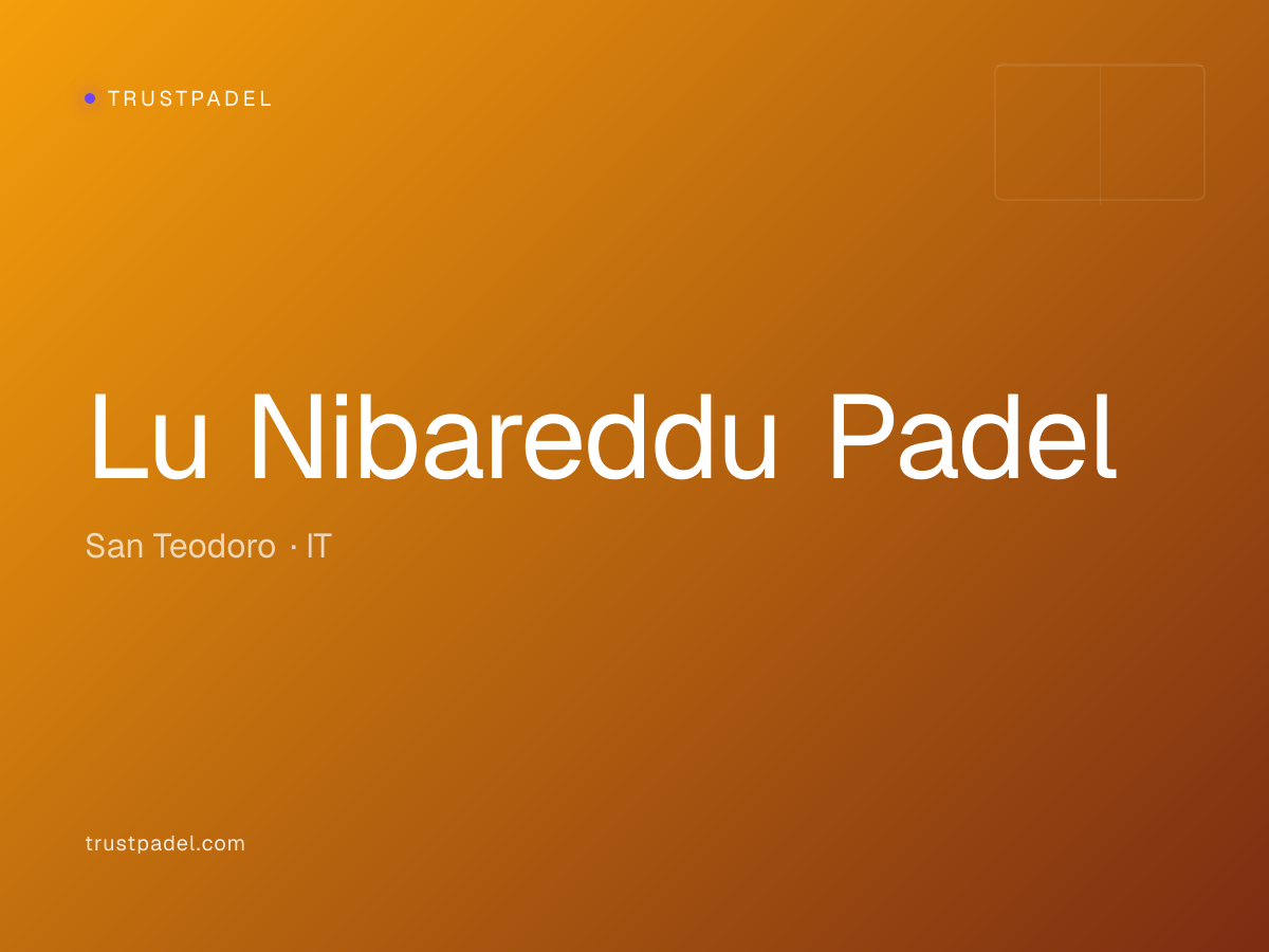 Lu Nibareddu Padel padel club
