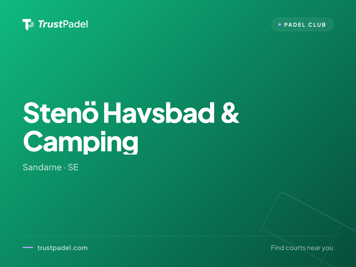 Stenö Havsbad & Camping padel club