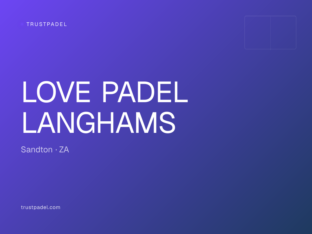 LOVE PADEL LANGHAMS padel club