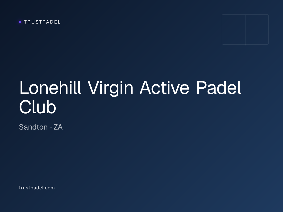 Lonehill Virgin Active Padel Club padel club