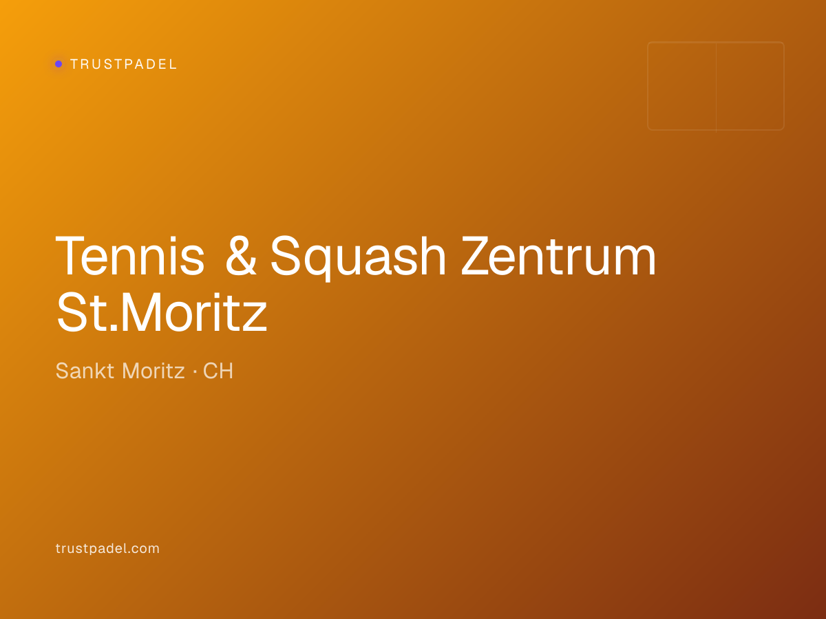 Tennis & Squash Zentrum St.Moritz padel club