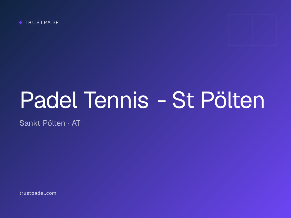 Padel Tennis - St Pölten padel club