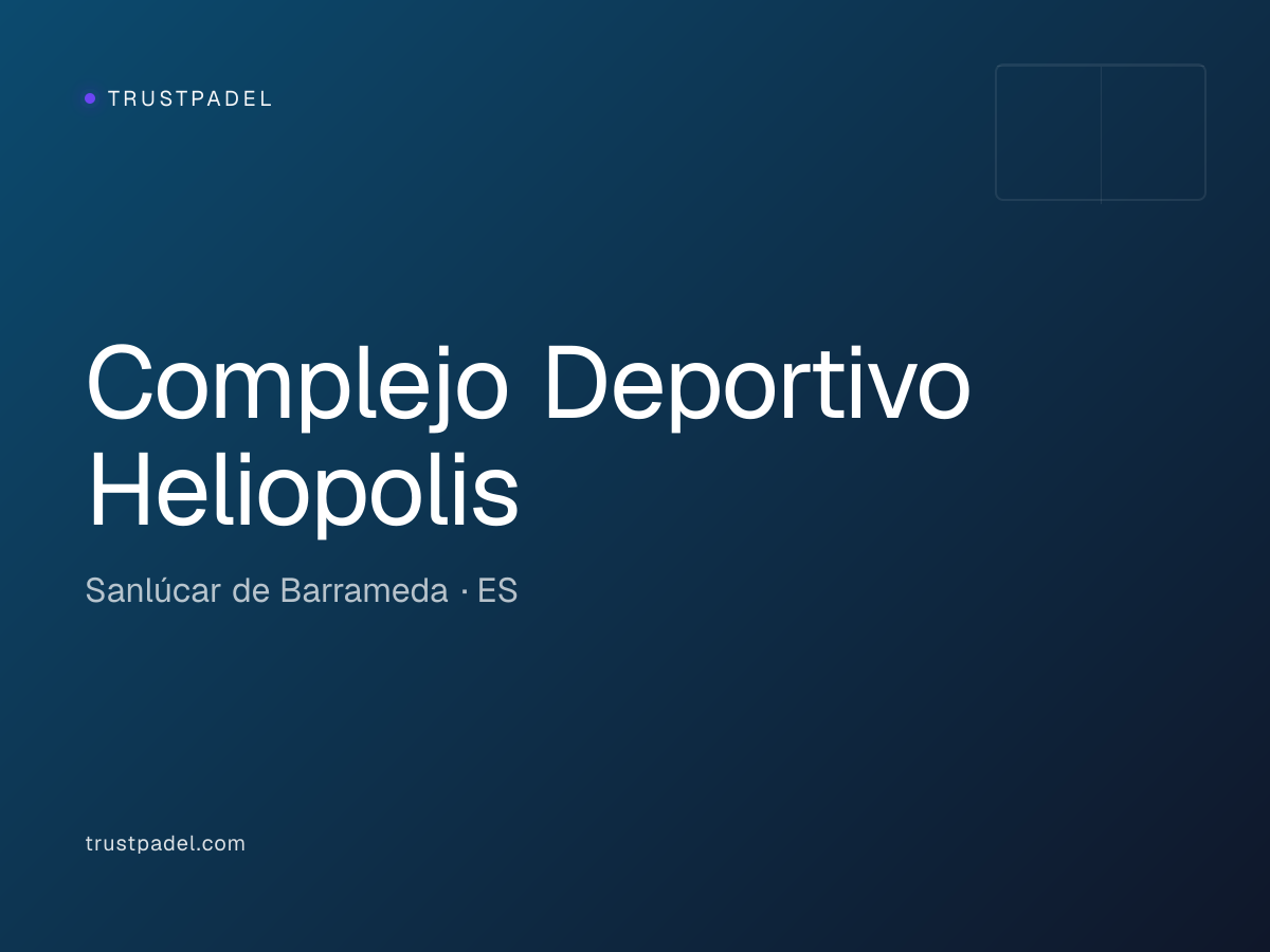 Complejo Deportivo Heliopolis padel club