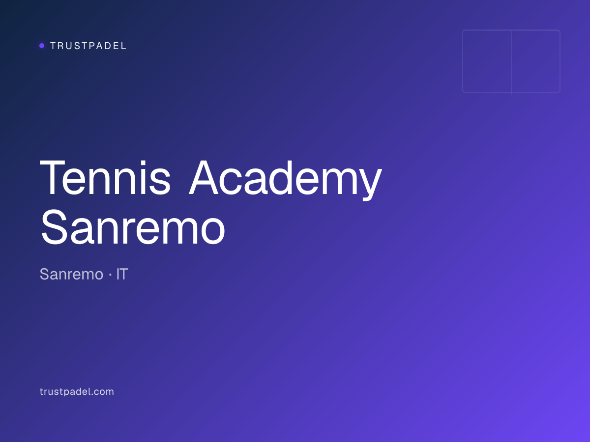 Tennis Academy Sanremo padel club