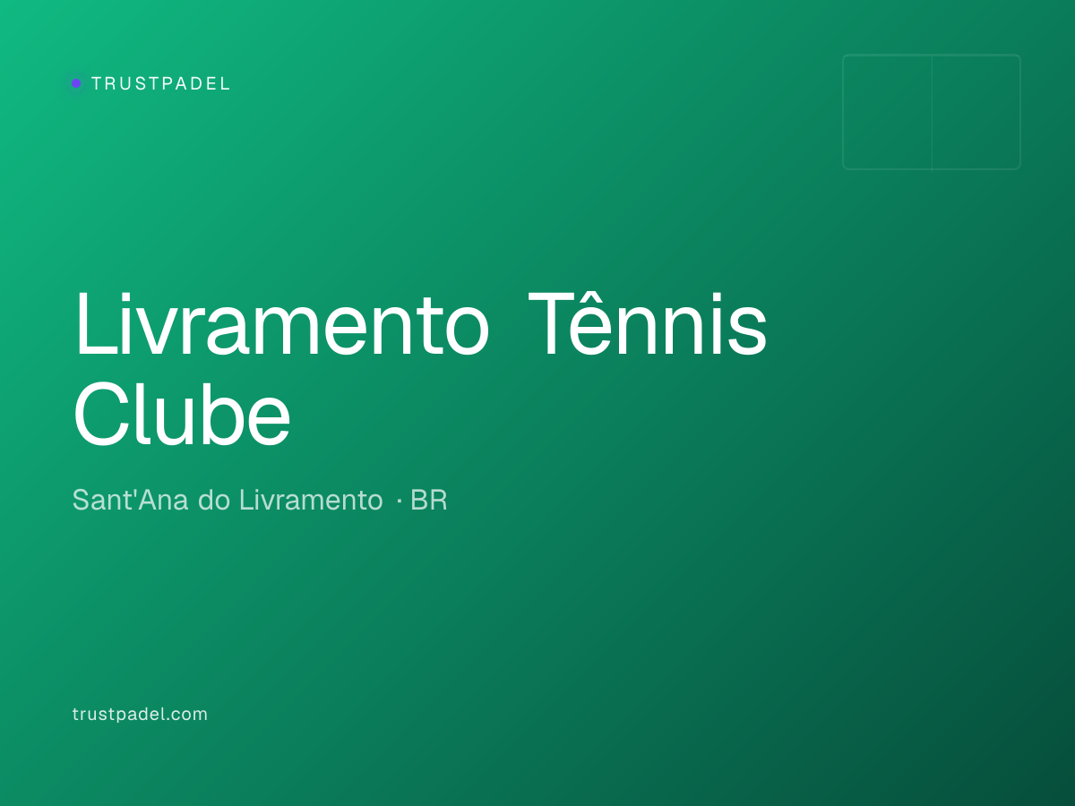 Livramento Tênnis Clube padel club