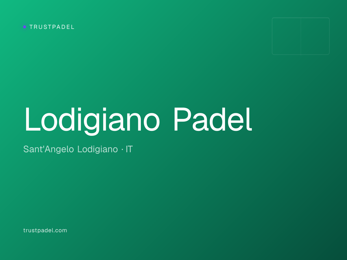Lodigiano Padel padel club