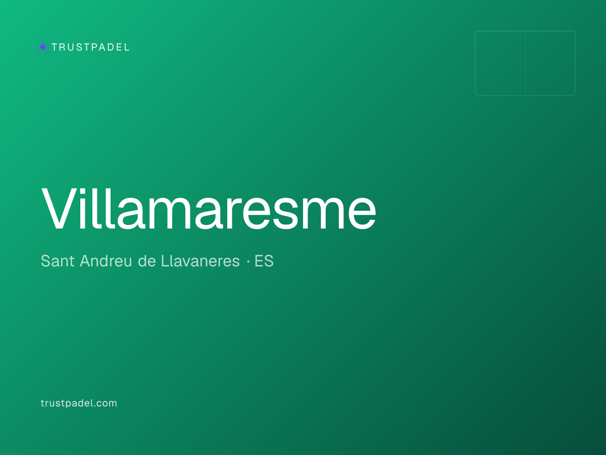 Villamaresme padel club