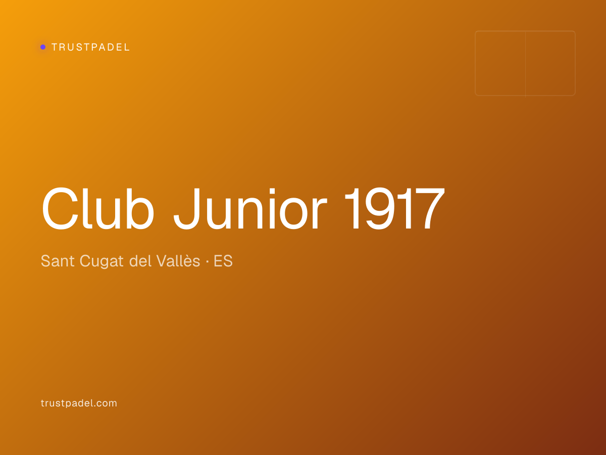 Club Junior 1917 padel club