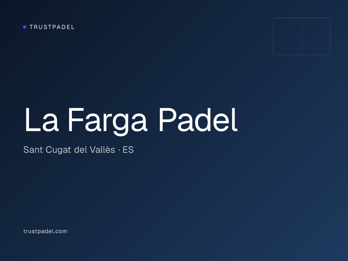 La Farga Padel padel club