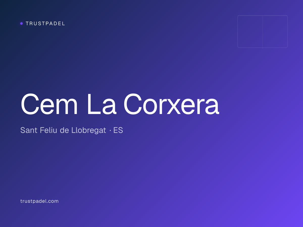 Cem La Corxera padel club