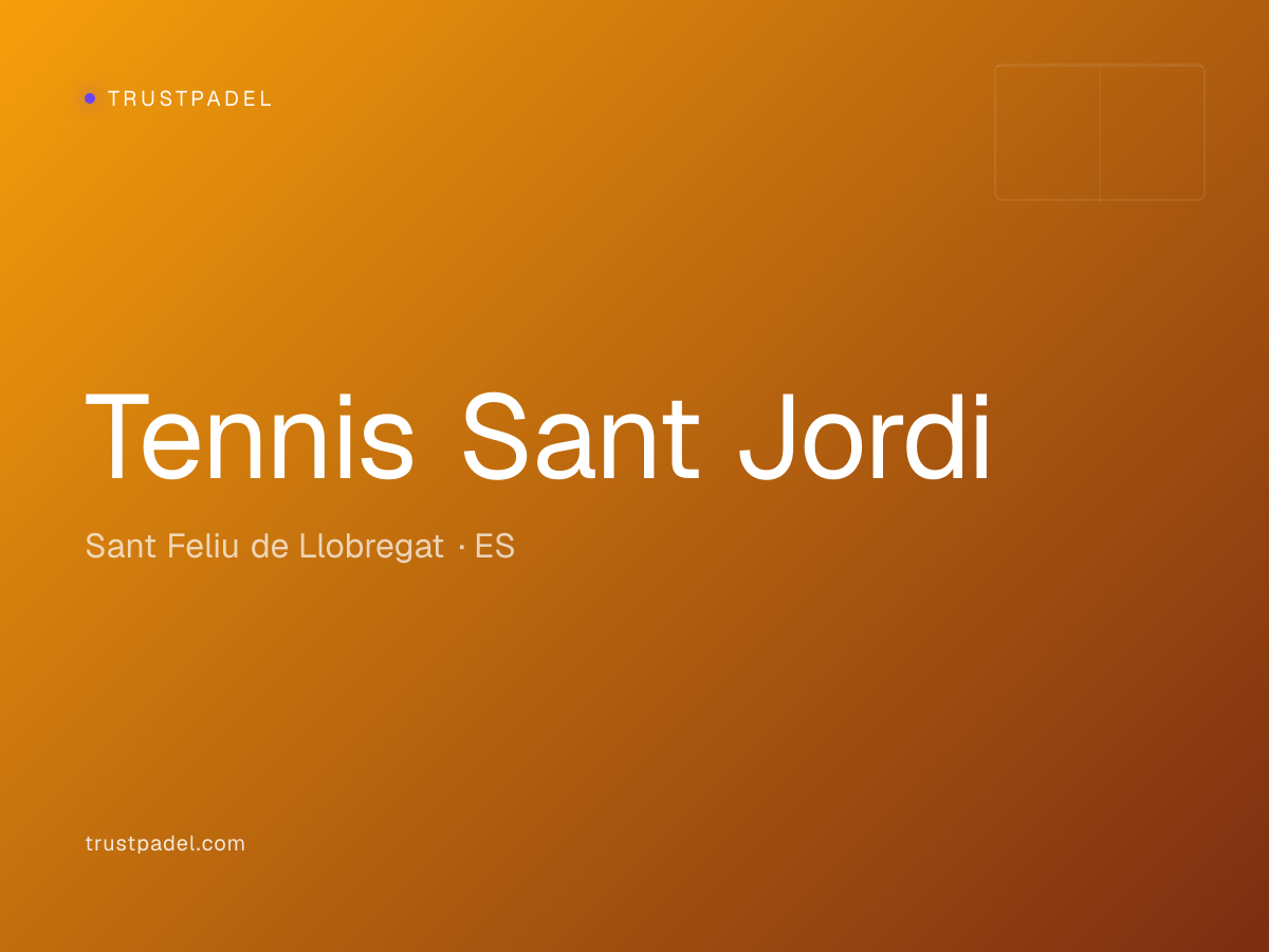 Tennis Sant Jordi padel club