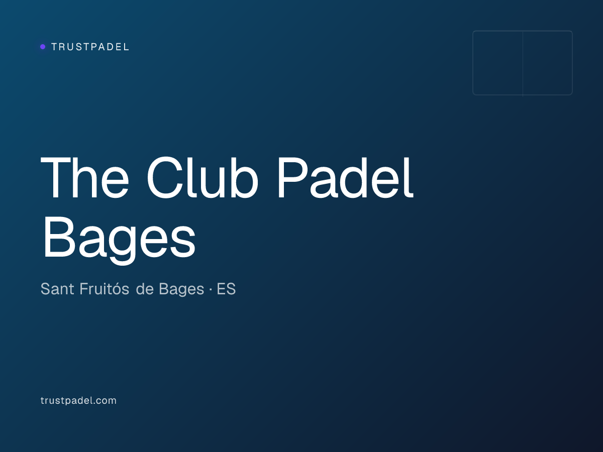 The Club Padel Bages padel club