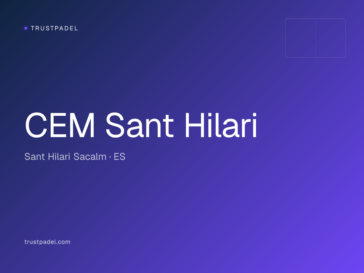 CEM Sant Hilari padel club