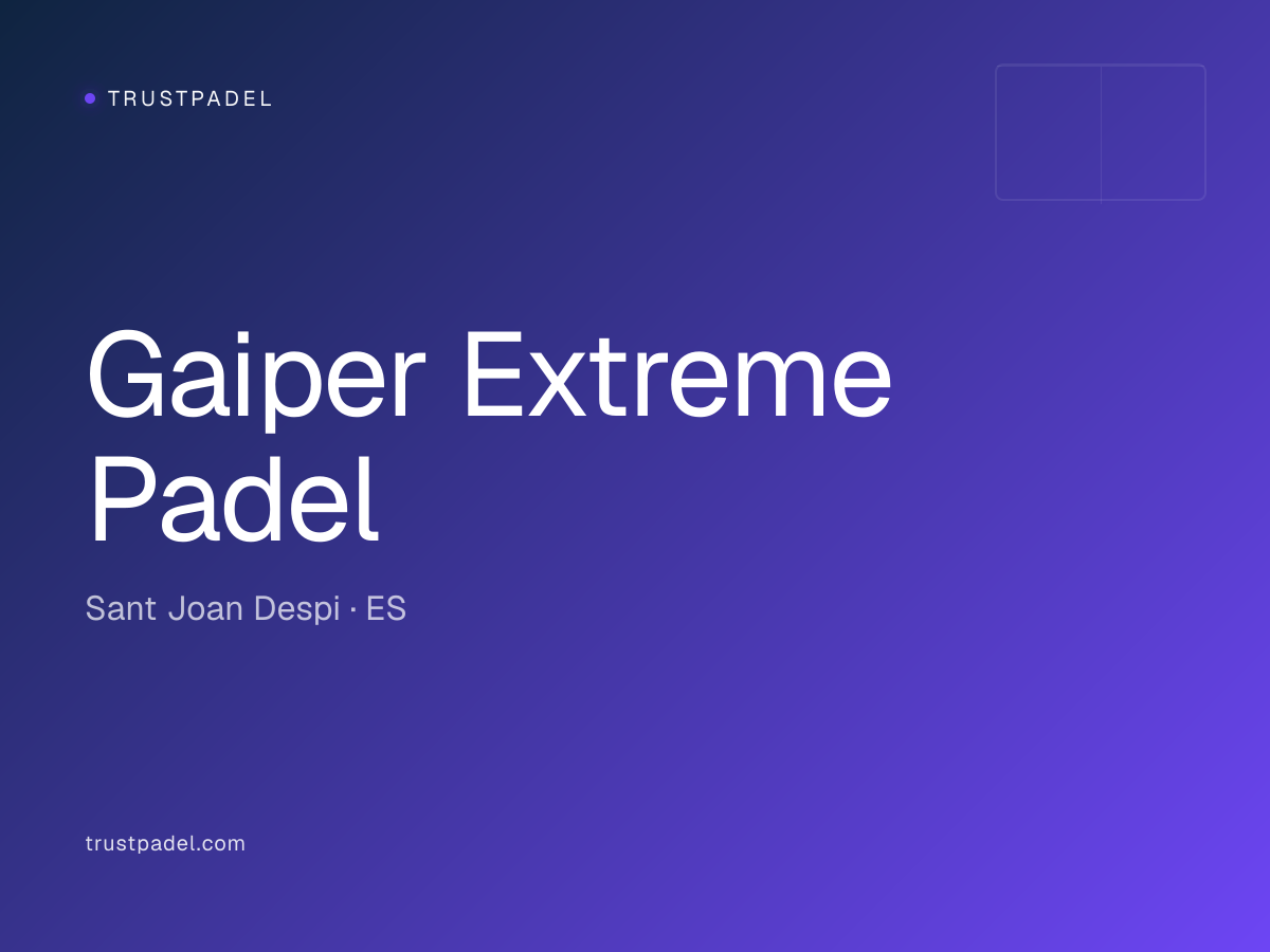Gaiper Extreme Padel padel club