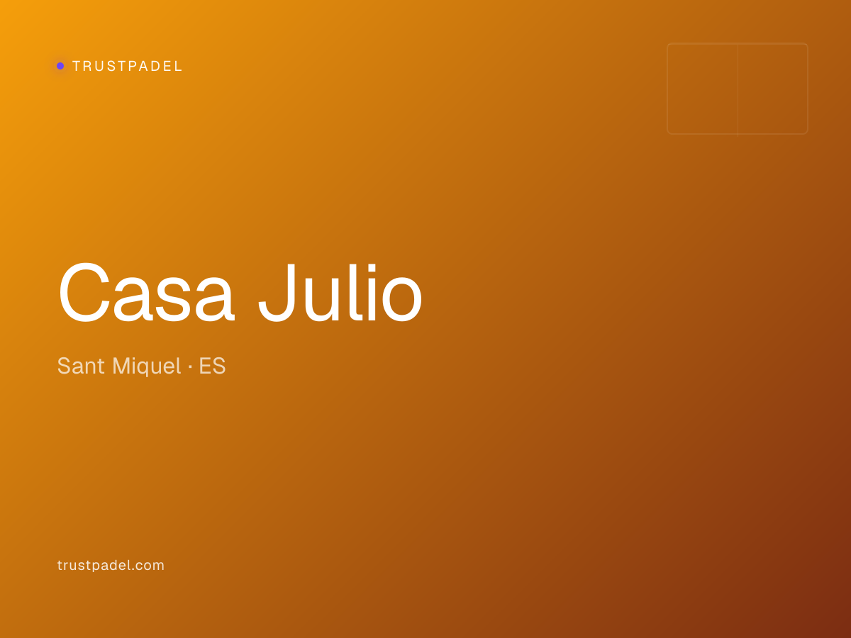Casa Julio padel club