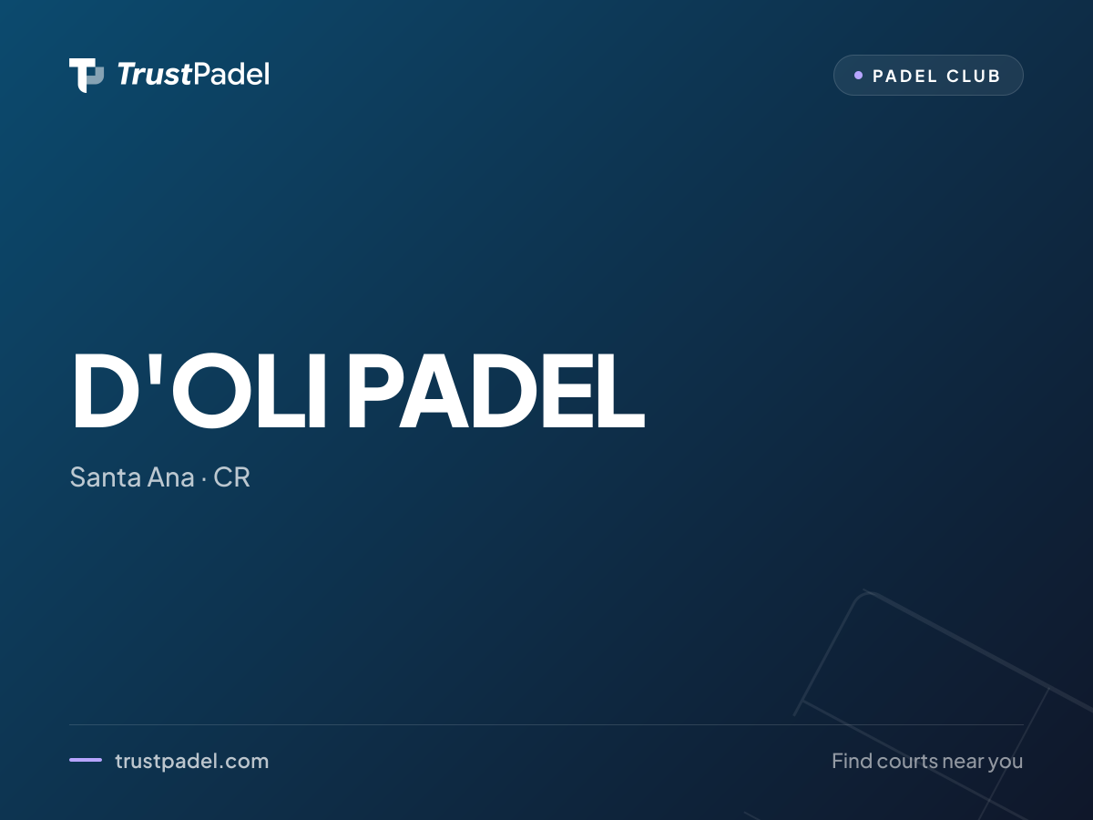 D'OLI PADEL padel club