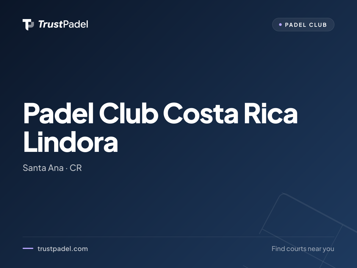 Padel Club Costa Rica Lindora padel club