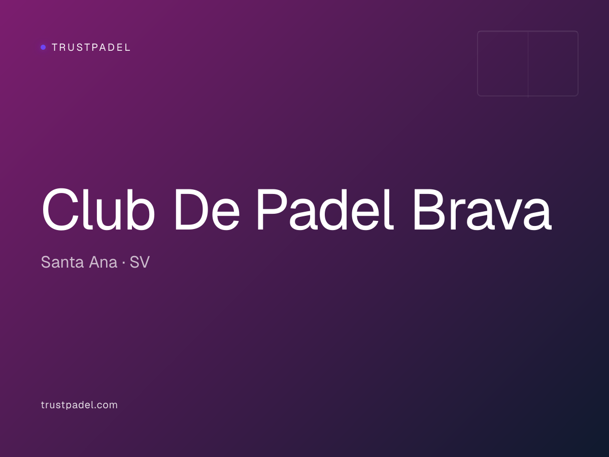 Club De Padel Brava padel club