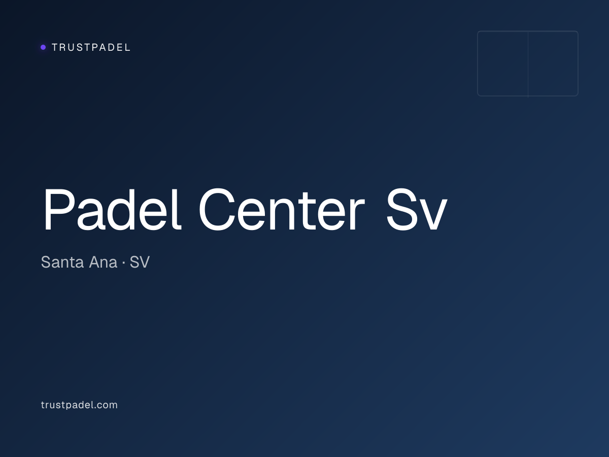 Padel Center Sv padel club