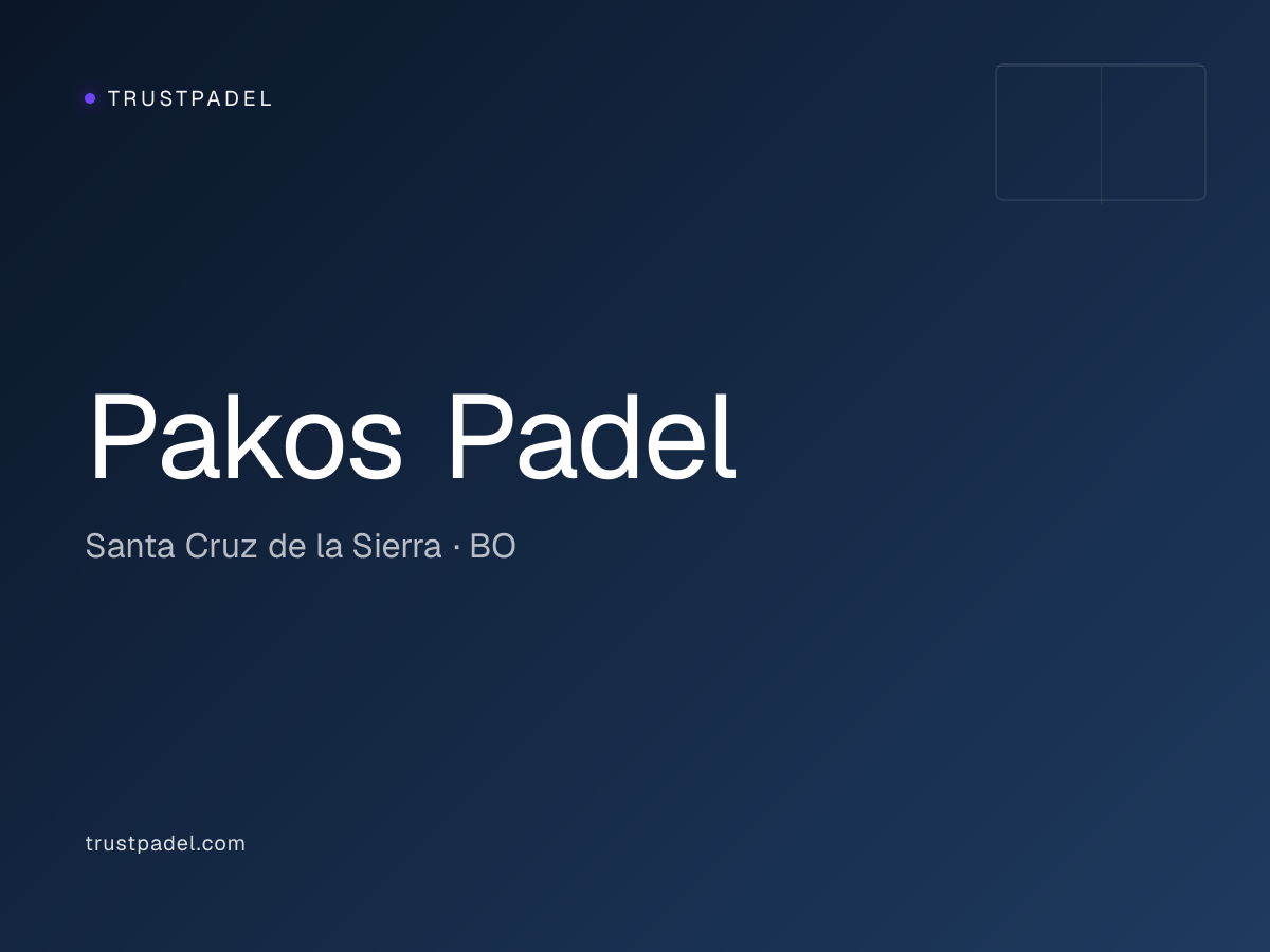 Pakos Padel padel club