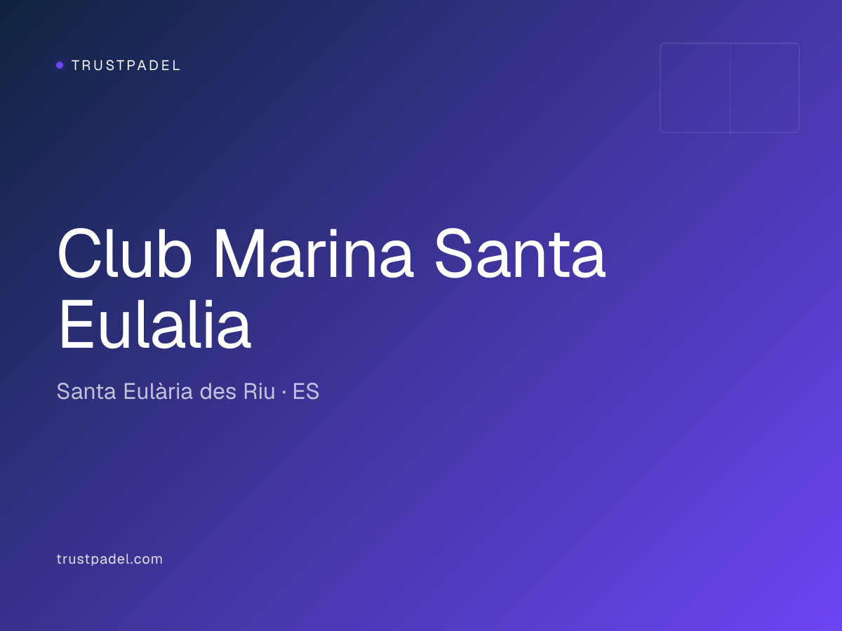 Club Marina Santa Eulalia padel club