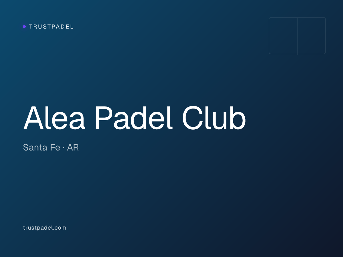 Alea Padel Club padel club