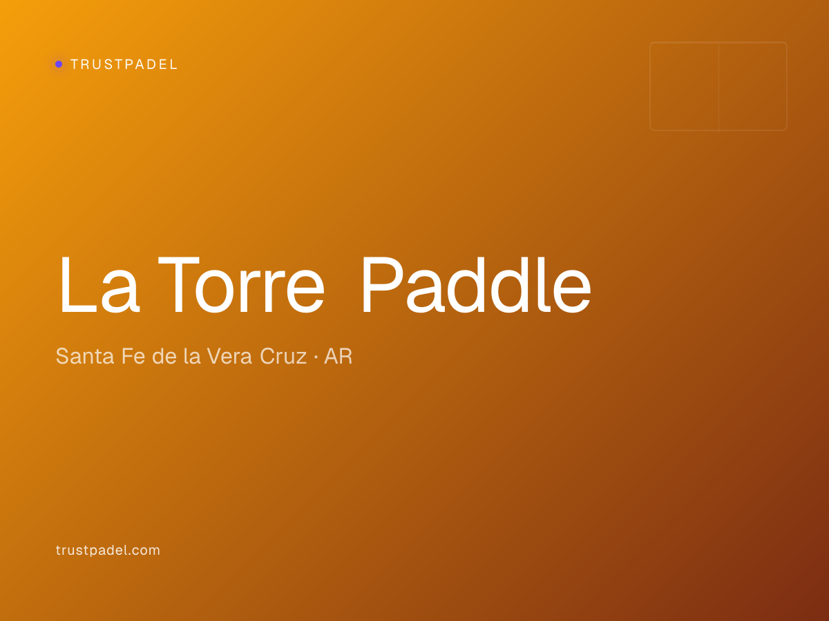 La Torre Paddle padel club