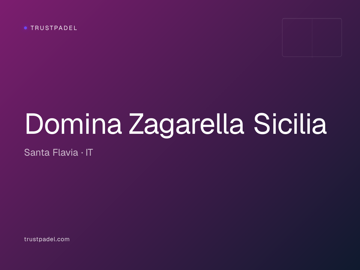 Domina Zagarella Sicilia padel club