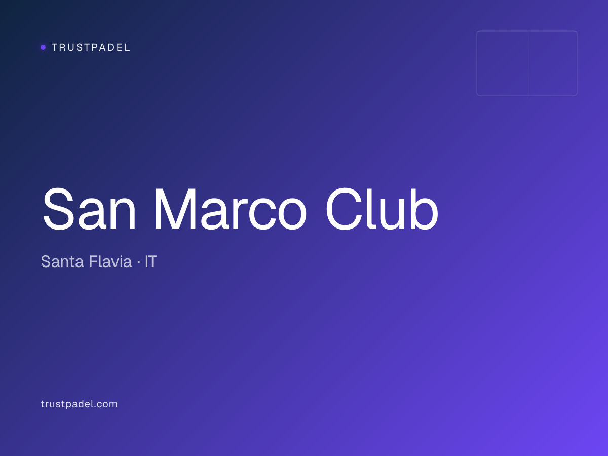 San Marco Club padel club