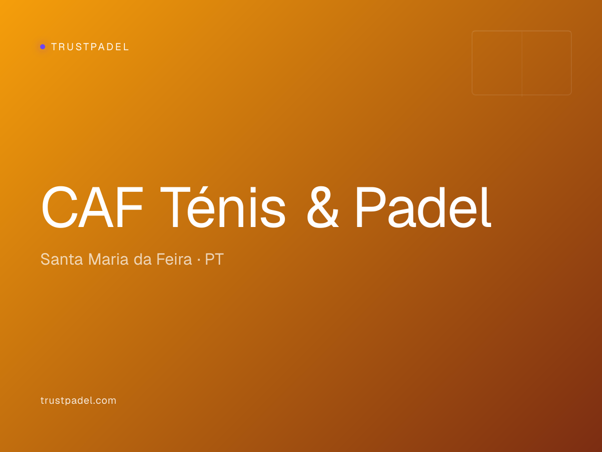 CAF Ténis & Padel padel club