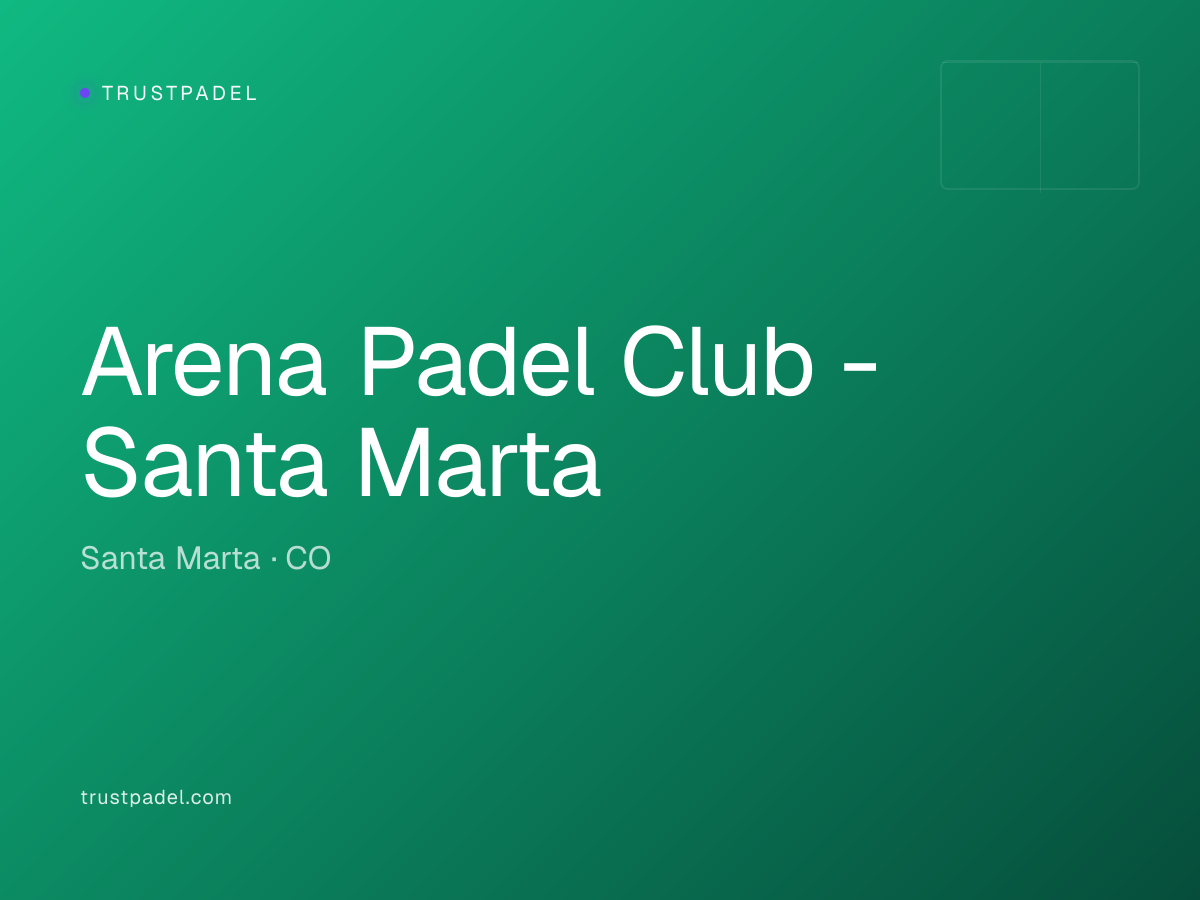 Arena Padel Club - Santa Marta padel club