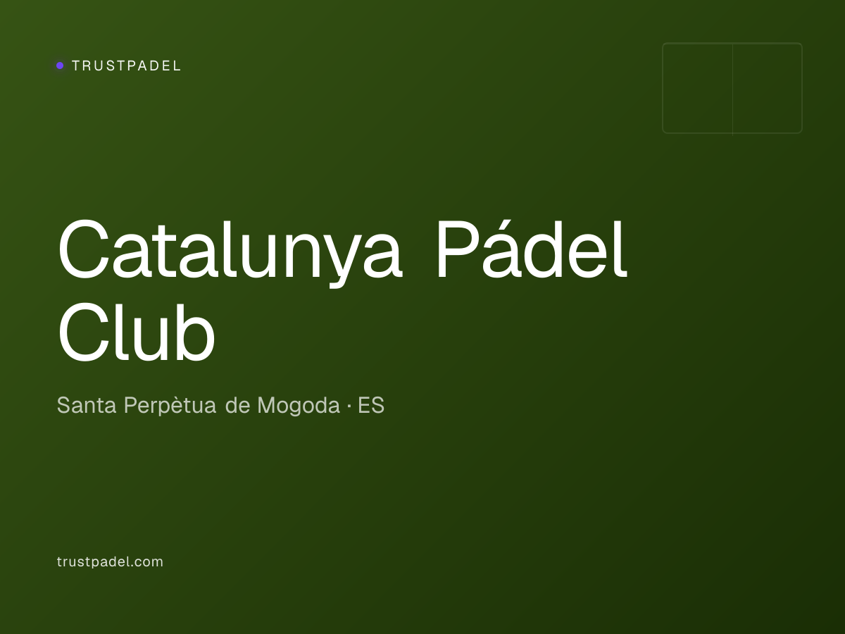 Catalunya Pádel Club padel club