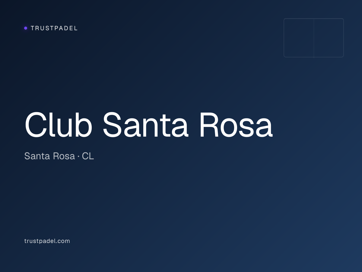 Club Santa Rosa padel club