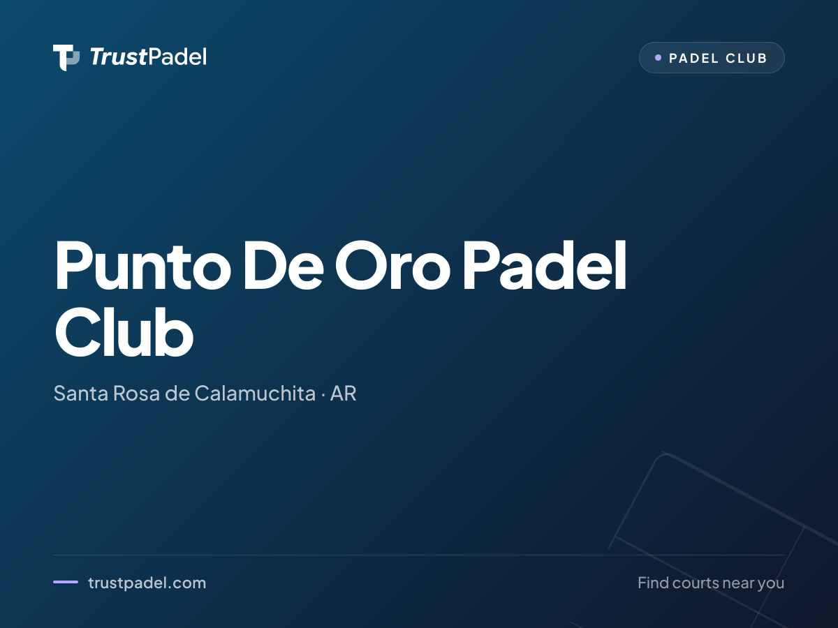 Punto De Oro Padel Club padel club