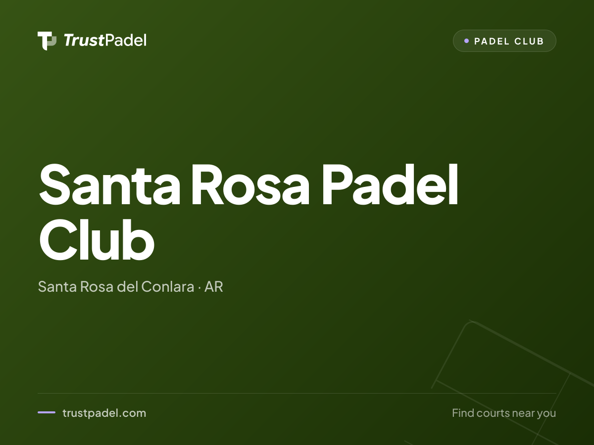 Santa Rosa Padel Club padel club