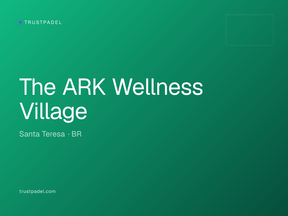 The ARK Wellness Village padel club