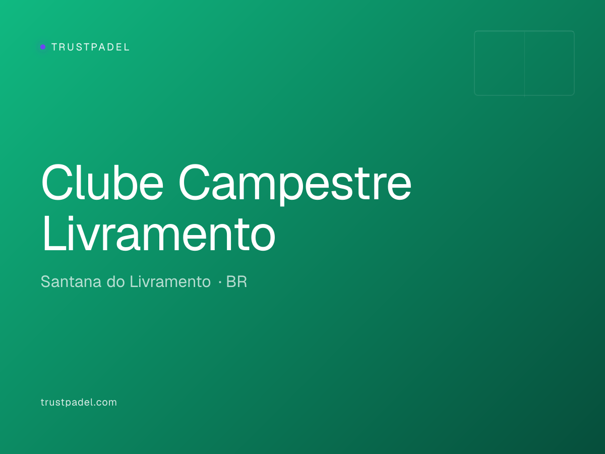 Clube Campestre Livramento padel club