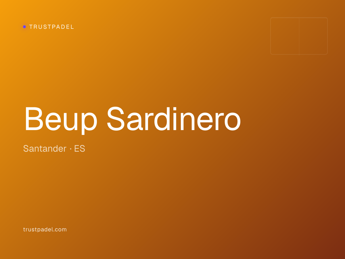 Beup Sardinero padel club